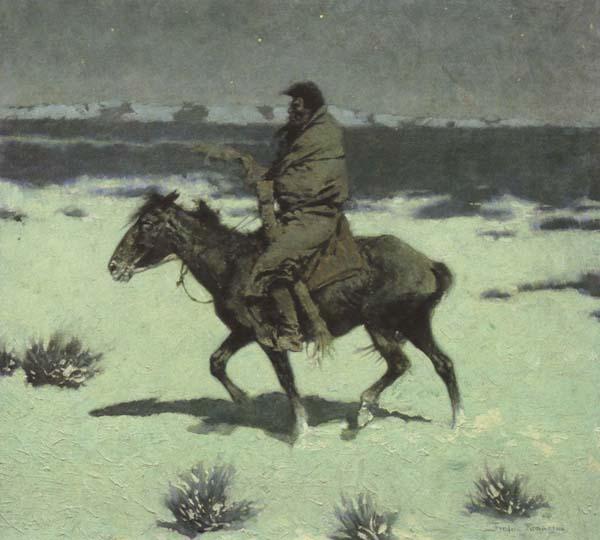 Frederic Remington The Luckless Hunter (mk43)